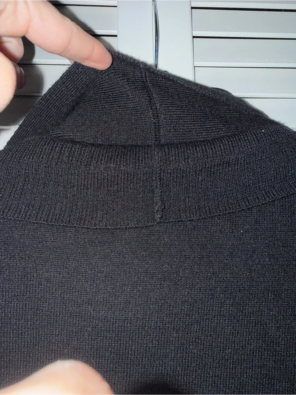 Coldwater Creek Black Open Draped Women's Cardigan